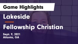 Lakeside  vs Fellowship Christian Game Highlights - Sept. 9, 2021