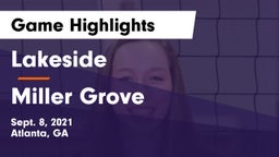 Lakeside  vs Miller Grove Game Highlights - Sept. 8, 2021