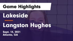 Lakeside  vs Langston Hughes Game Highlights - Sept. 14, 2021