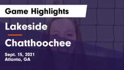 Lakeside  vs Chatthoochee Game Highlights - Sept. 15, 2021