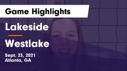 Lakeside  vs Westlake Game Highlights - Sept. 23, 2021