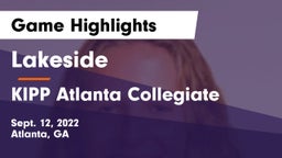 Lakeside  vs KIPP Atlanta Collegiate Game Highlights - Sept. 12, 2022