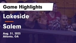 Lakeside  vs Salem  Game Highlights - Aug. 31, 2023