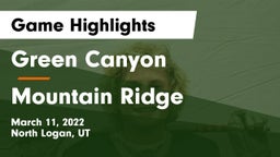 Green Canyon  vs Mountain Ridge  Game Highlights - March 11, 2022