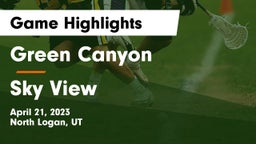 Green Canyon  vs Sky View  Game Highlights - April 21, 2023