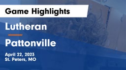 Lutheran  vs Pattonville  Game Highlights - April 22, 2023