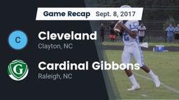 Recap: Cleveland  vs. Cardinal Gibbons  2017