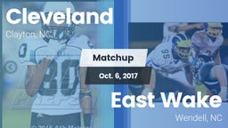 Matchup: Cleveland High vs. East Wake  2017