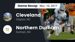 Recap: Cleveland  vs. Northern Durham  2017