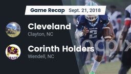 Recap: Cleveland  vs. Corinth Holders  2018