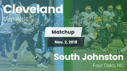 Matchup: Cleveland High vs. South Johnston  2018