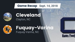 Recap: Cleveland  vs. Fuquay-Varina  2018