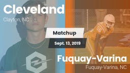Matchup: Cleveland High vs. Fuquay-Varina  2019