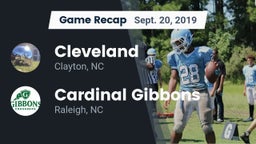 Recap: Cleveland  vs. Cardinal Gibbons  2019