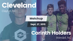 Matchup: Cleveland High vs. Corinth Holders  2019