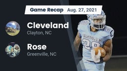 Recap: Cleveland  vs. Rose  2021