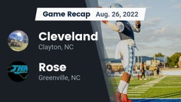 Recap: Cleveland  vs. Rose  2022