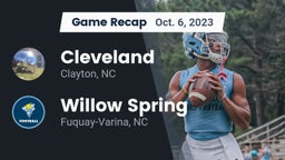 Recap: Cleveland  vs.  Willow Spring  2023