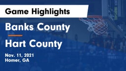 Banks County  vs Hart County  Game Highlights - Nov. 11, 2021