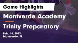 Montverde Academy vs Trinity Preparatory  Game Highlights - Feb. 14, 2023