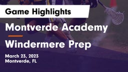 Montverde Academy vs Windermere Prep  Game Highlights - March 23, 2023