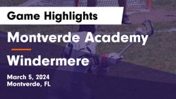Montverde Academy vs Windermere  Game Highlights - March 5, 2024