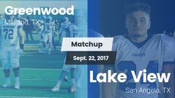 Matchup: Greenwood High vs. Lake View  2017