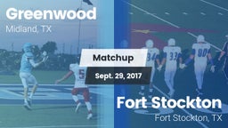 Matchup: Greenwood High vs. Fort Stockton  2017