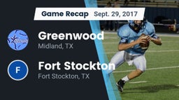 Recap: Greenwood   vs. Fort Stockton  2017