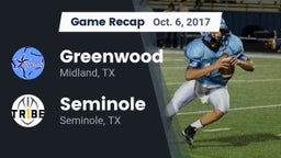 Recap: Greenwood   vs. Seminole  2017