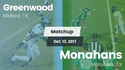 Matchup: Greenwood High vs. Monahans  2017