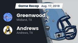 Recap: Greenwood   vs. Andrews  2018