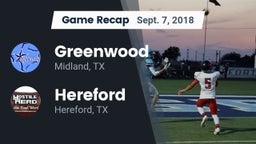 Recap: Greenwood   vs. Hereford  2018