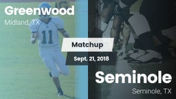 Matchup: Greenwood High vs. Seminole  2018