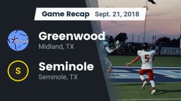 Recap: Greenwood   vs. Seminole  2018