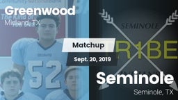 Matchup: Greenwood High vs. Seminole  2019