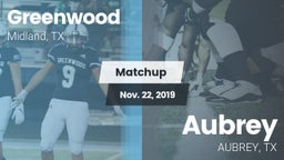 Matchup: Greenwood High vs. Aubrey  2019