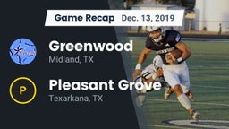 Recap: Greenwood   vs. Pleasant Grove  2019