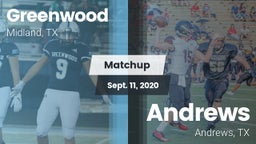 Matchup: Greenwood High vs. Andrews  2020