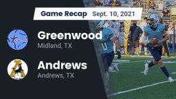 Recap: Greenwood   vs. Andrews  2021