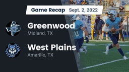 Recap: Greenwood   vs. West Plains  2022