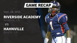 Recap: Riverside Academy vs. Hahnville  2015