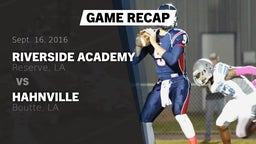 Recap: Riverside Academy vs. Hahnville  2016
