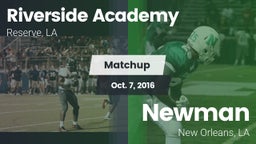 Matchup: Riverside Academy vs. Newman  2016