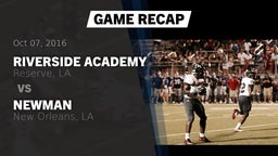Recap: Riverside Academy vs. Newman  2016