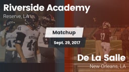Matchup: Riverside Academy vs. De La Salle  2017