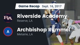 Recap: Riverside Academy vs. Archbishop Rummel  2017