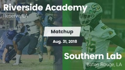 Matchup: Riverside Academy vs. Southern Lab  2018