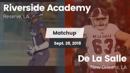 Matchup: Riverside Academy vs. De La Salle  2018
