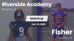 Matchup: Riverside Academy vs. Fisher  2018